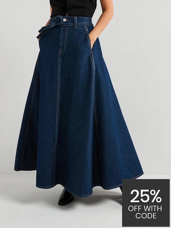 Levi's XL Skirt - Blue | Very (UK)