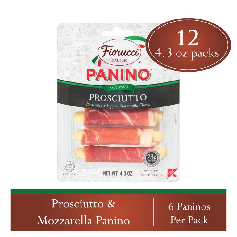 Fiorucci Gluten free Prosciutto & Mozzarella Panino, 4.3 Oz | Walmart (US)