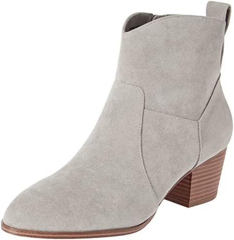 Amazon Essentials Women's Western Ankle Boots with Block Heel | Amazon (US)