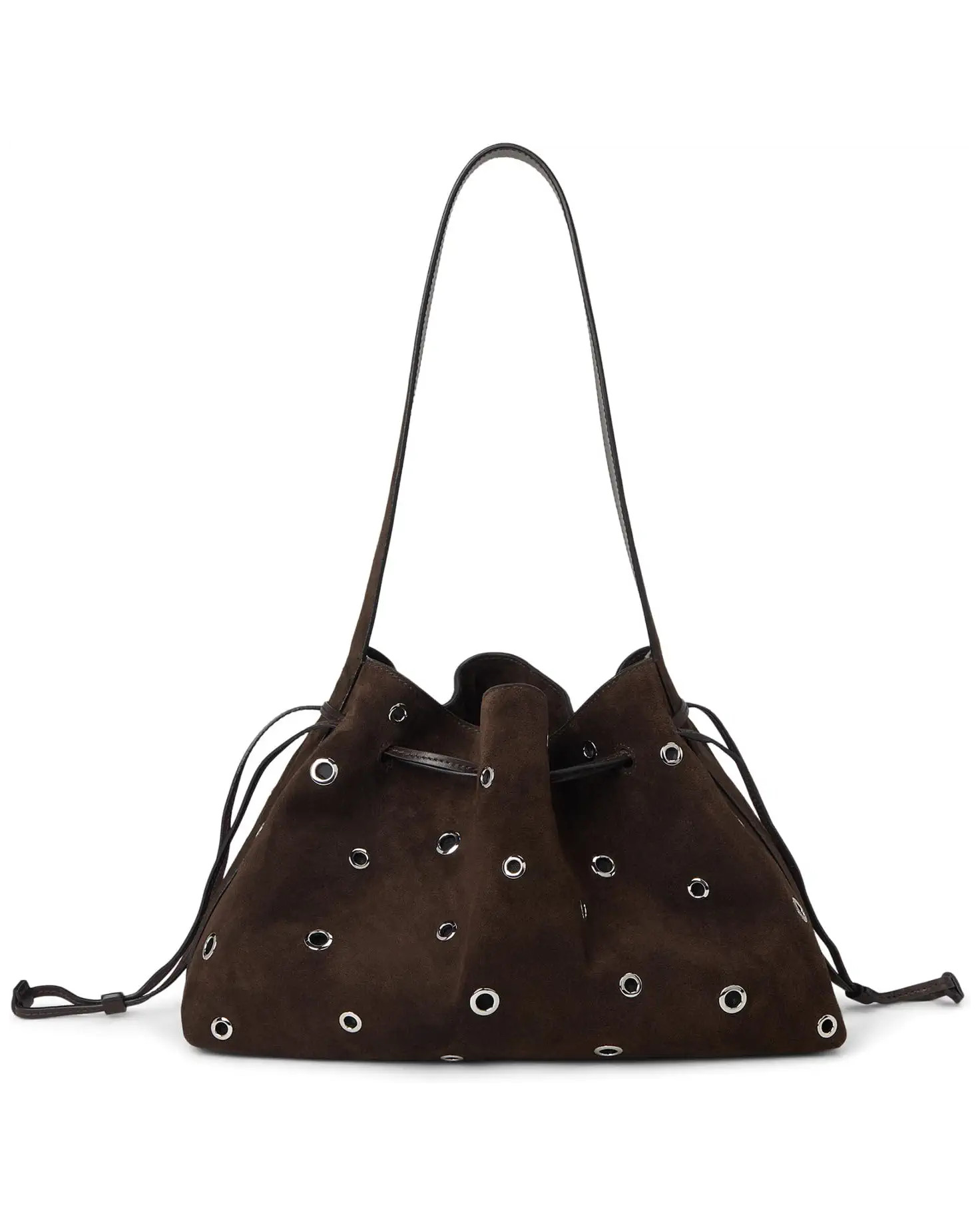 Suede Drawstring Shoulder-Eyelet | Zappos