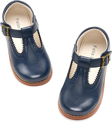 Felix & Flora Toddler Little Girl Mary Jane Dress Shoes - Ballet Flats for Easter Flower Girl Par... | Amazon (US)