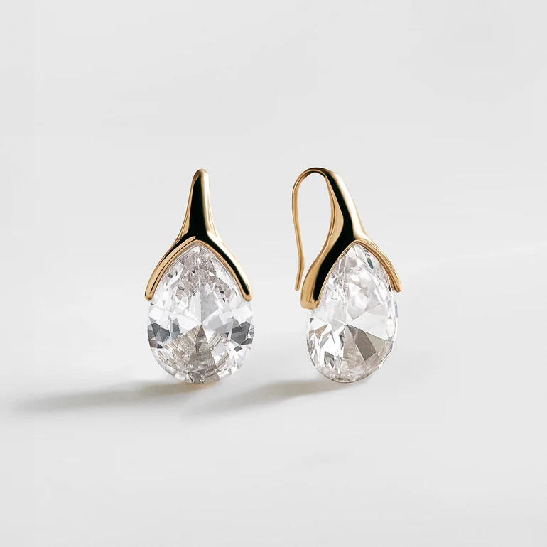 Fernanda Crystal Drop Earrings - Large | BaubleBar