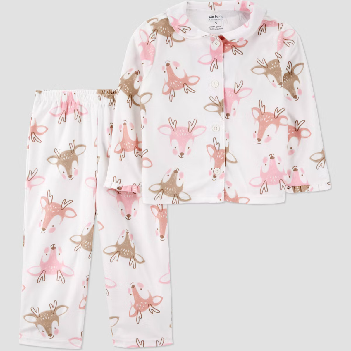 Carter's Just One You® Toddler Girls' 2pc Christmas Long Sleeve Pajama Set | Target