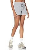 Amazon Essentials Women's Brushed Tech Stretch Short, Grey, Space Dye, Medium | Amazon (US)