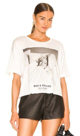 Bed & Boujee Oversized Crop Tee in White | Revolve Clothing (Global)