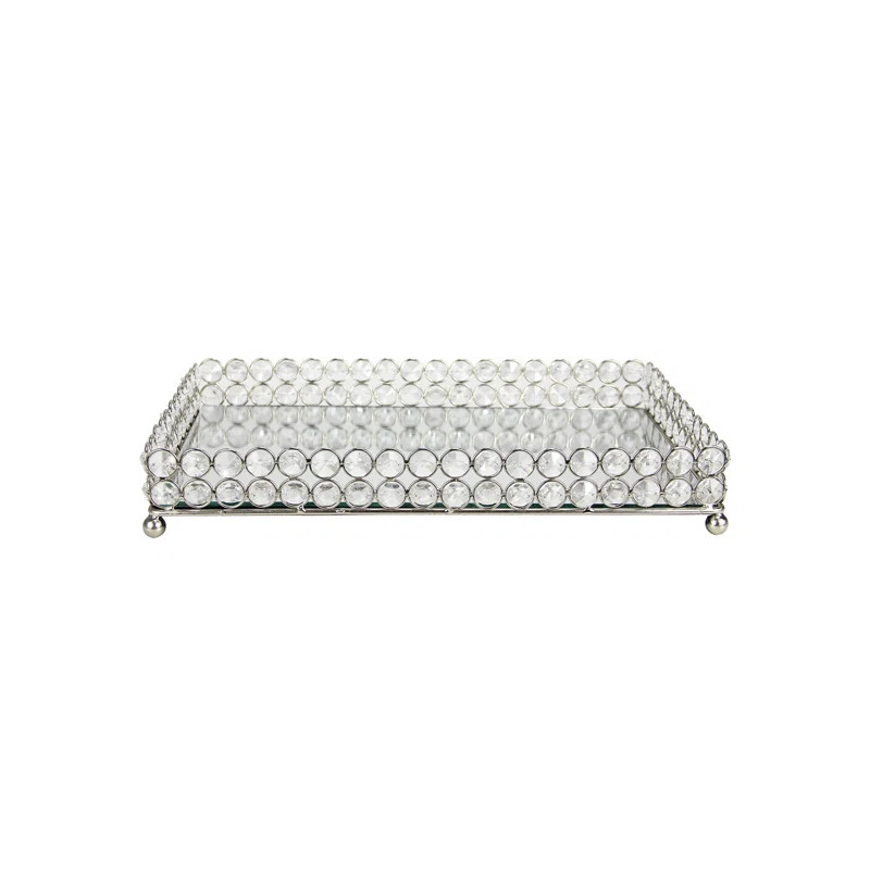 Scarlette Yasmine Bling Rectangular Vanity Tray | Wayfair North America