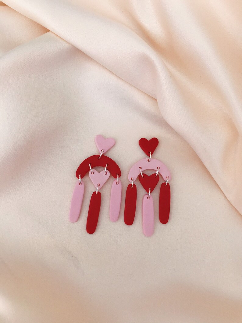 The Odd Couple / Valentine's Earrings / Mismatch Heart | Etsy | Etsy (US)