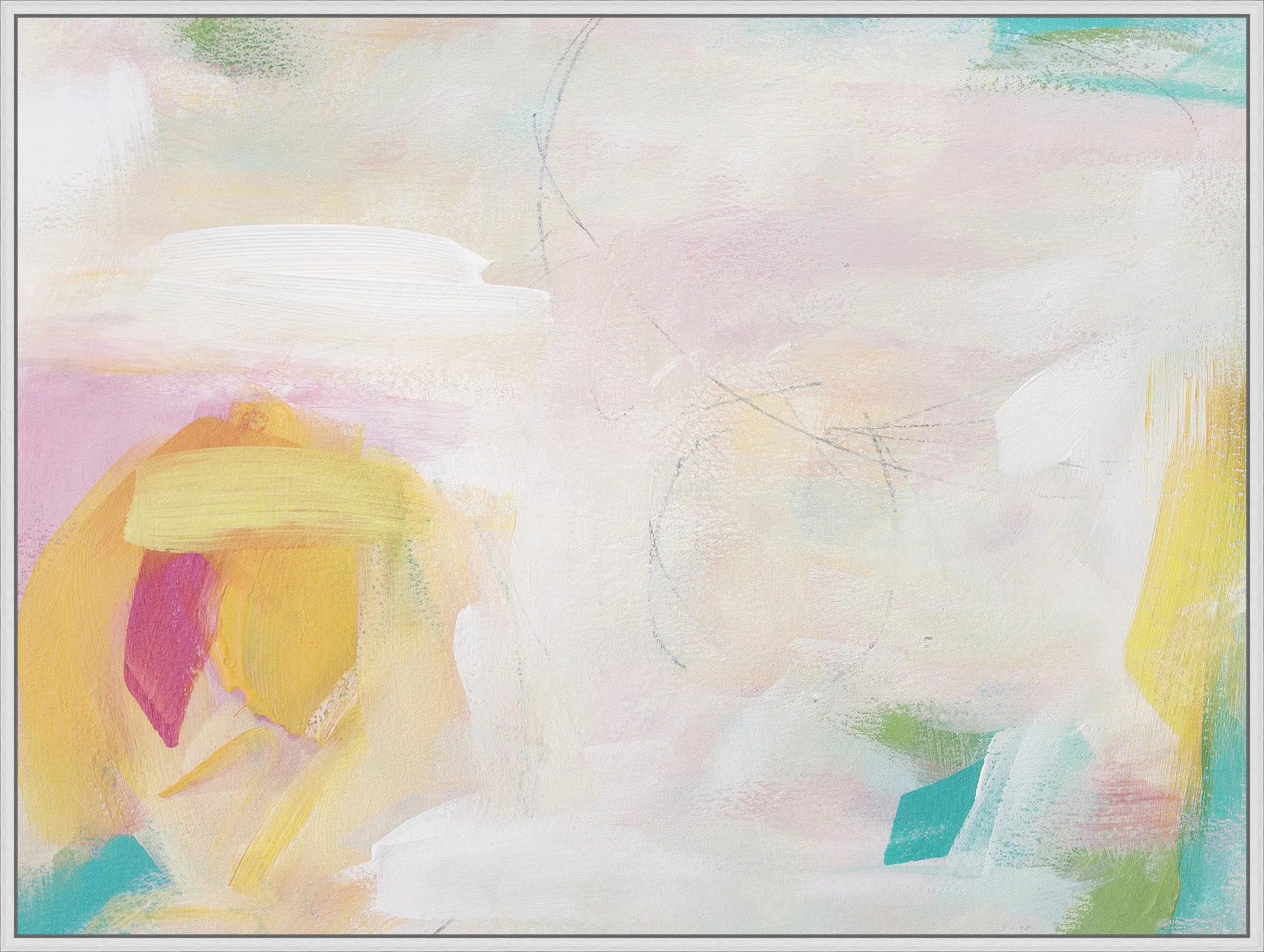 Lillian August Wishful Thoughts 2' Framed Print on Canvas | Perigold | Perigold