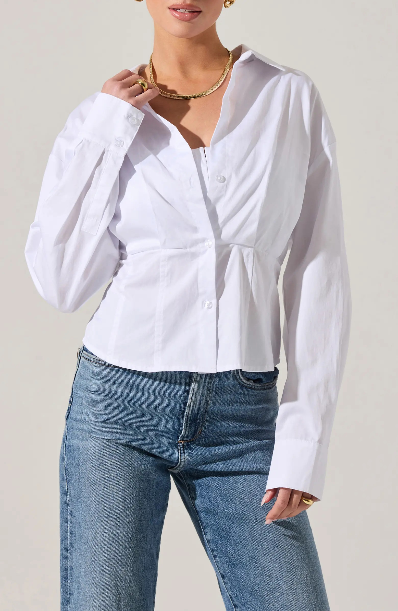 ASTR the Label Layered Button-Up Shirt | Nordstrom | Nordstrom