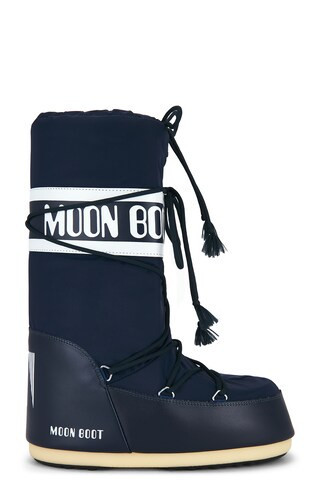 MOON BOOT Icon Nylon Boot in Blue | FWRD 