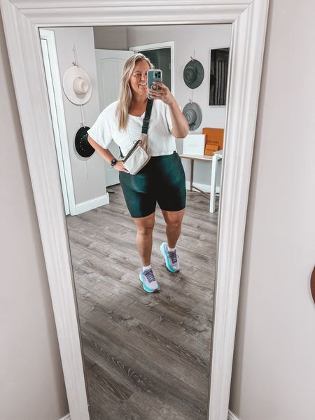 Plus size bike shorts outfit 

Bike shorts are always a good way to start any summer outfit. I styled these with a comfortable pair of walking shoes, cross body bag, and a cropped top. 

#LTKActive #LTKPlusSize #LTKOver40