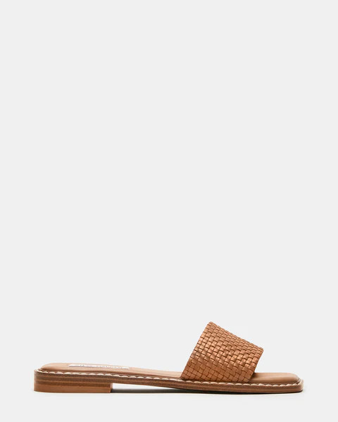 SANDRA WOVEN TAN LEATHER | Steve Madden (US)