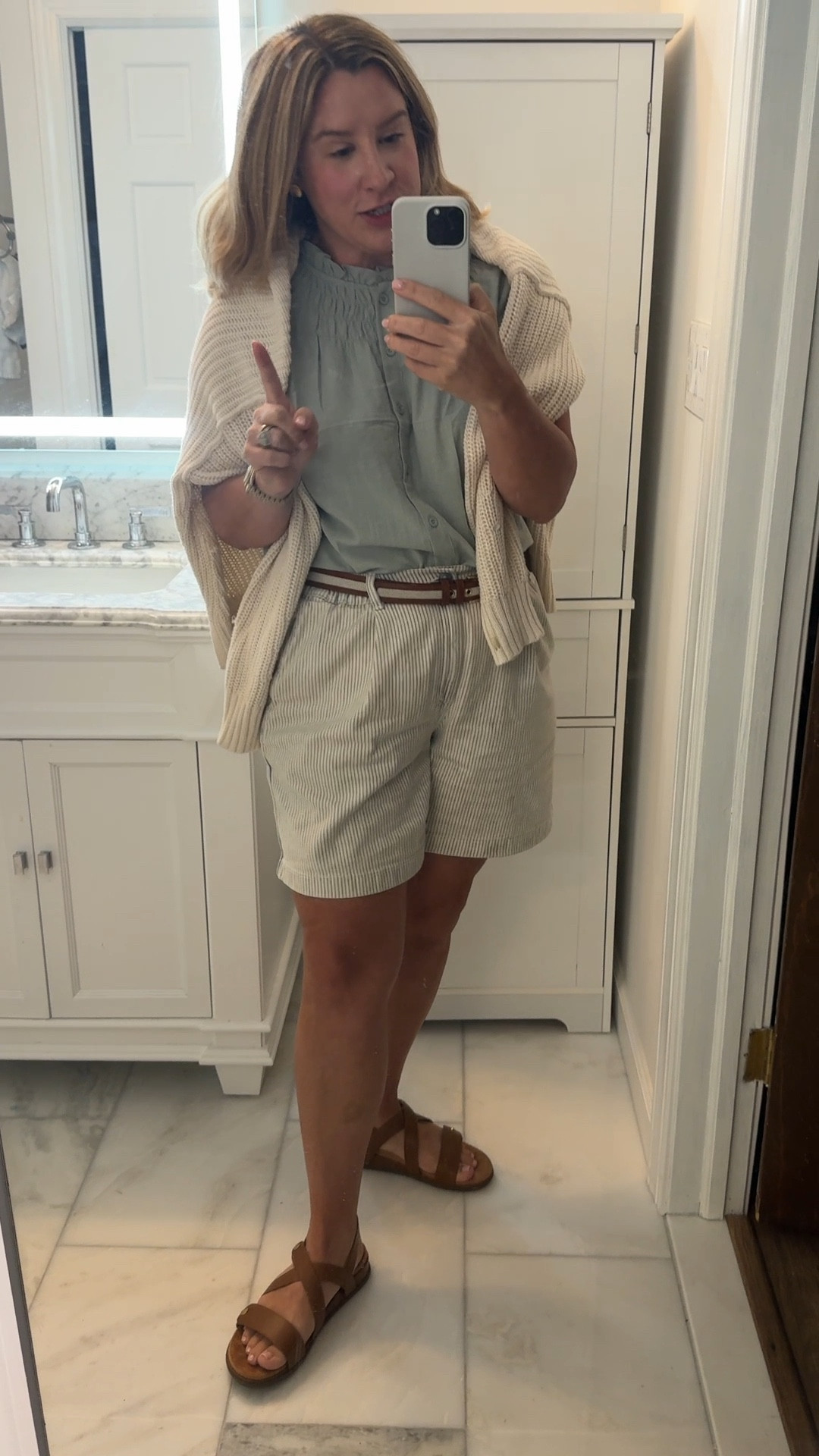 Walking shoe, sandals, shorts are aerie but no longer made. Same with sweater  

#LTKFindsUnder50 #LTKTravel #LTKShoeCrush