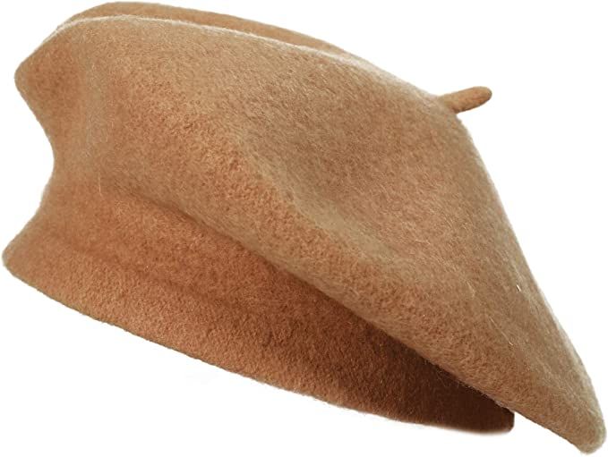ZLYC Wool Beret Hat Classic Solid Color French Beret for Women | Amazon (CA)