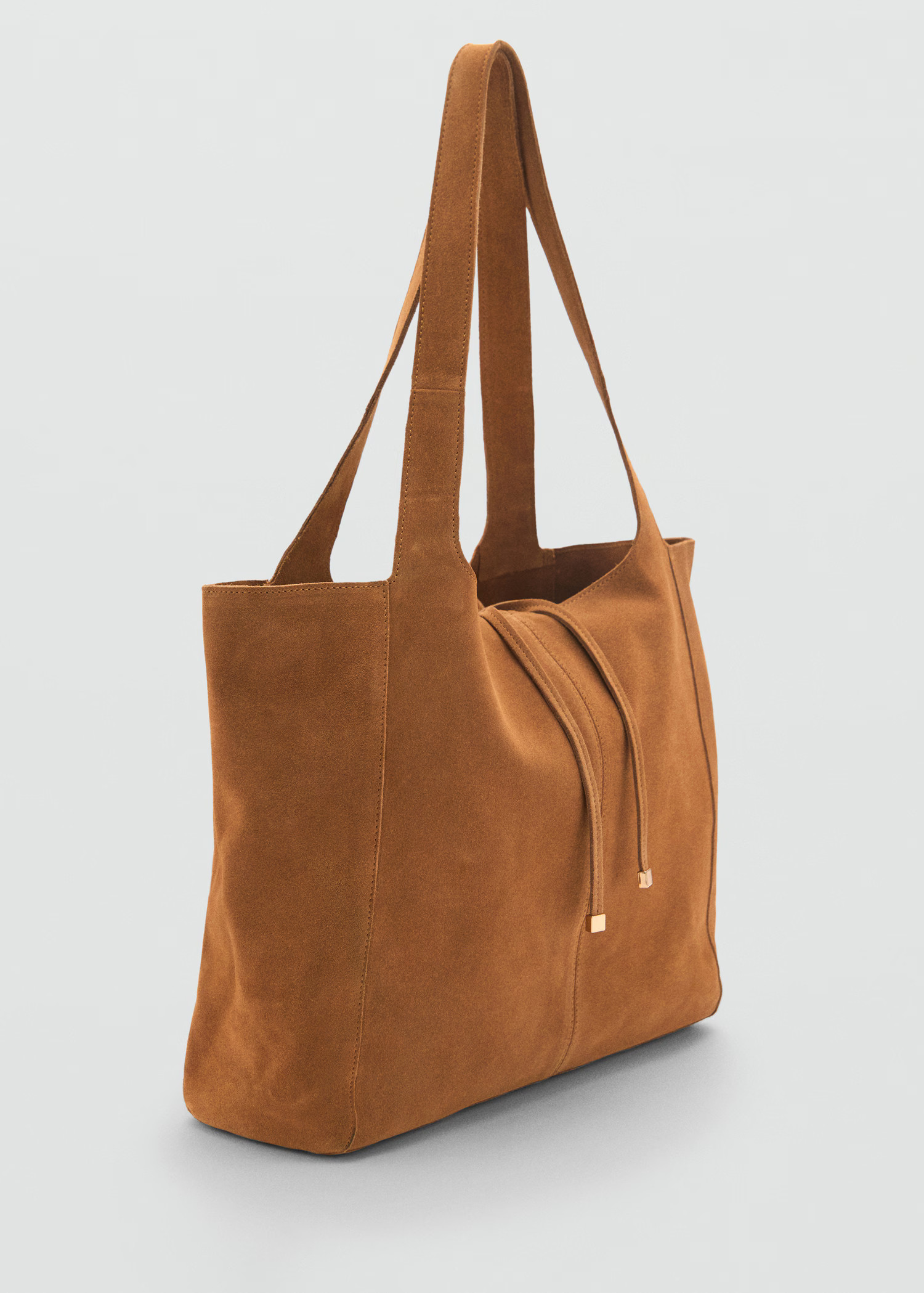 Suede shopper bag - Women | MANGO USA | Mango (US/MX/AU)