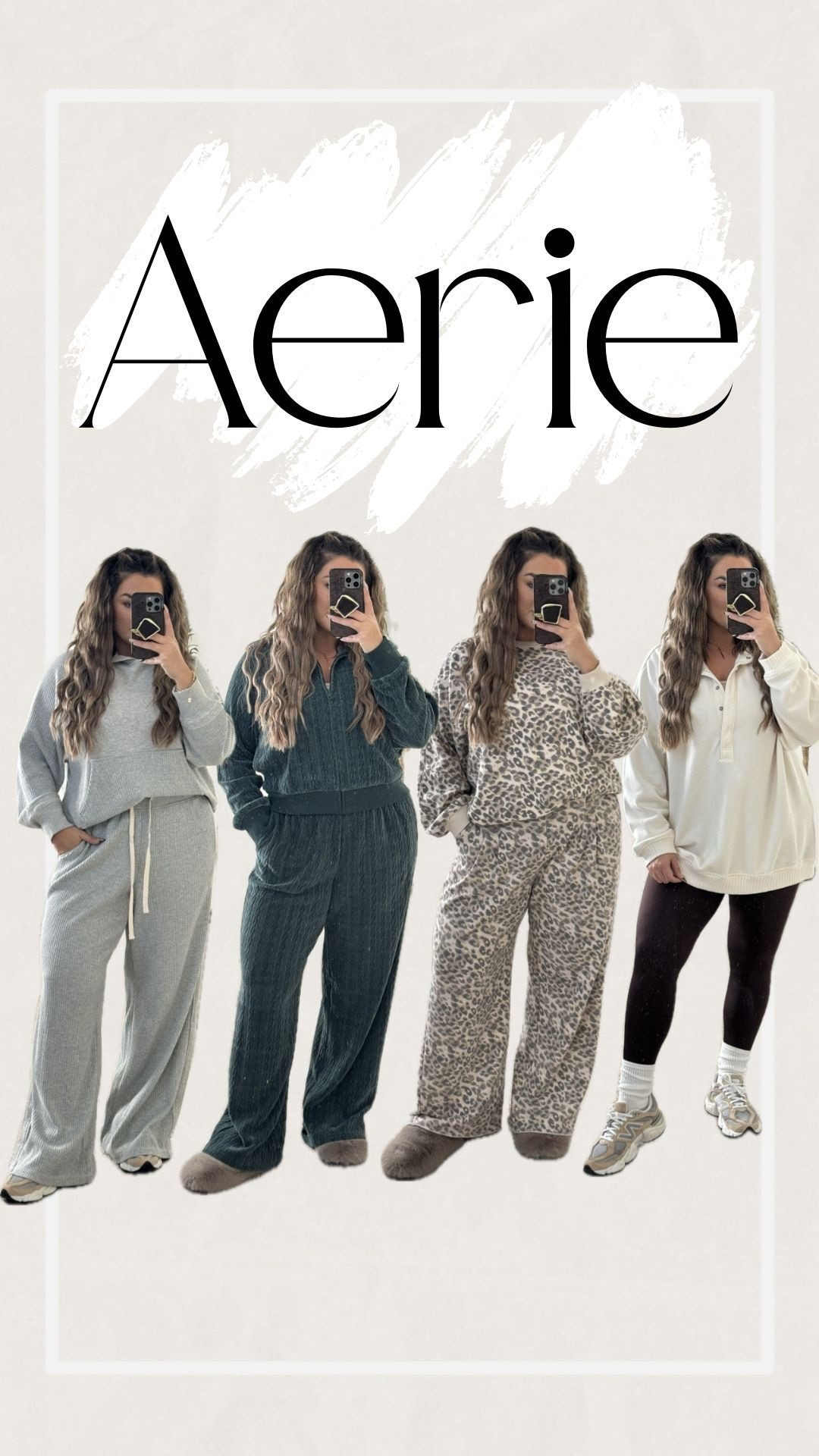 All size L tops 
Grey pants L tall needed L reg 
Green pants L tall these are perfect length 
Leopard pants L reg length 
Leggings L reg 

#LTKHoliday #LTKCyberWeek #LTKMidsize