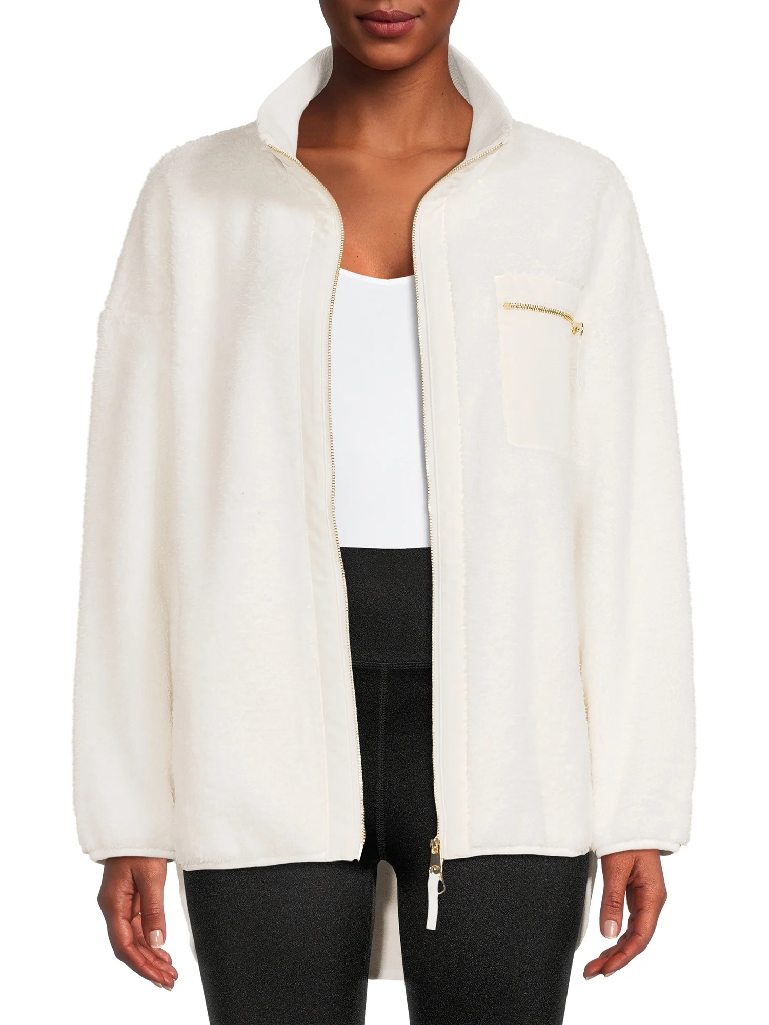 Avia Women’s Faux Sherpa Jacket, up to Size XXXL | Walmart (US)