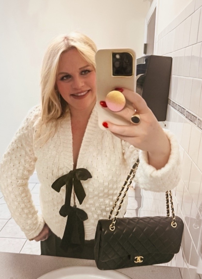 Oh my goodness, this sweater is finally back in stock.
It's already sold out 2x so far.
I love how this is perfect for now and past the holidays. You can wear this all winter long.

Holiday, Christmas outfits, sweaters, sweater season, bags, night out, Christmas party

#LTKFindsUnder100 #LTKgrwm #LTKHoliday