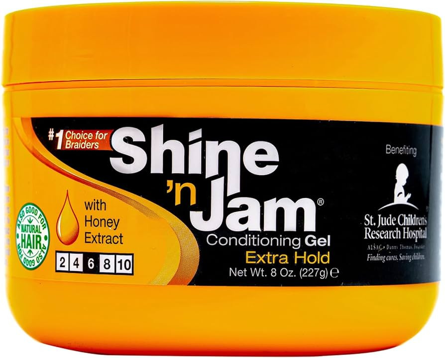 AmPro Shine-n-Jam Maximum Hold - Infused with Honey Extract to Strengthen Hair - Great for Taming... | Amazon (US)