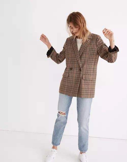 Dorset Blazer in Coster Plaid | Madewell