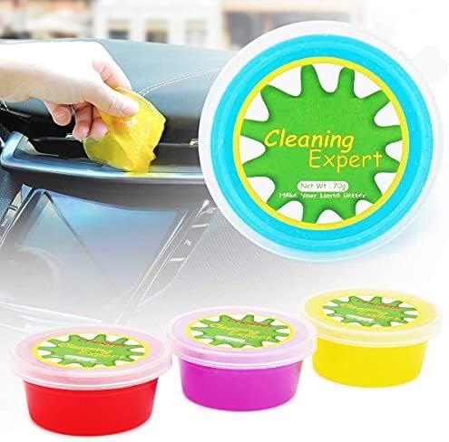 CHEERS DEVICES Cleaning Gel for Car 4-Pack Car Detailing Kit Car Cleaning Kit Supplies Putty for Car | Amazon (US)