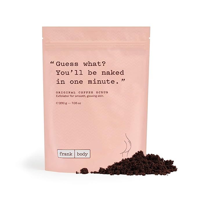 Frank Body Original Coffee Scrub, 7.05oz | Natural & Cruelty Free Exfoliating Body Scrub | Hydrat... | Amazon (US)