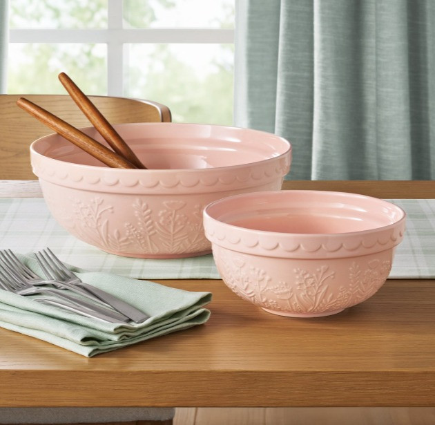 Beautiful ceramic mixing bowls from Sam's Club.  They come in pink, cream, yellow and blue.  Dishwasher friendly. Would make a great wedding gift.

#mixingbowls #ceramicbowl  

 #LTKHome #LTKWedding