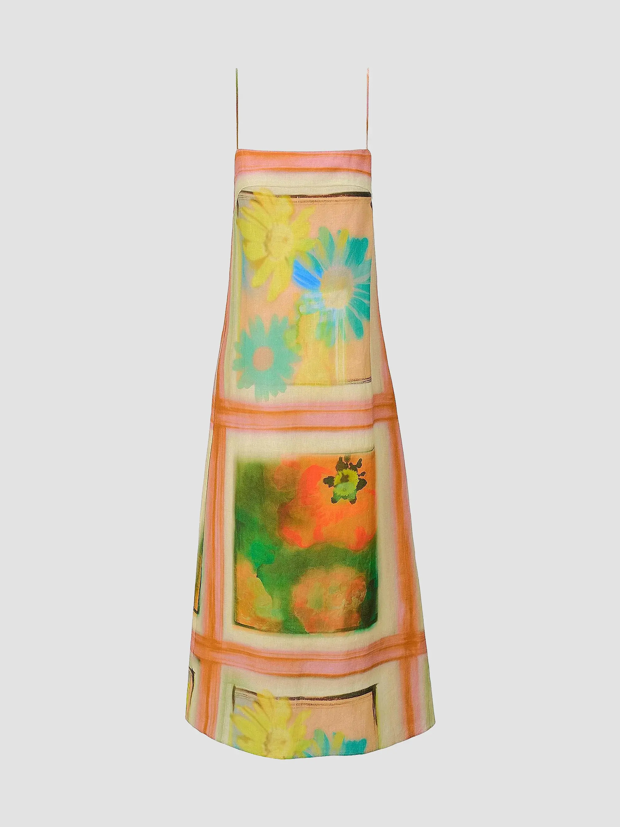 Laura Printed Linen Maxi Dress | Saks Fifth Avenue