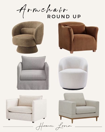 Armchair Round Up

furniture, home decor, interior design, accent chair, upholstered child, armchair #RoundUp #Target #CB2 #Walmart #Crate&Barrel #Wayfair

Follow my shop @homielovin on the @shop.LTK app to shop this post and get my exclusive app-only content!

#LTKSaleAlert #LTKFamily #LTKHome