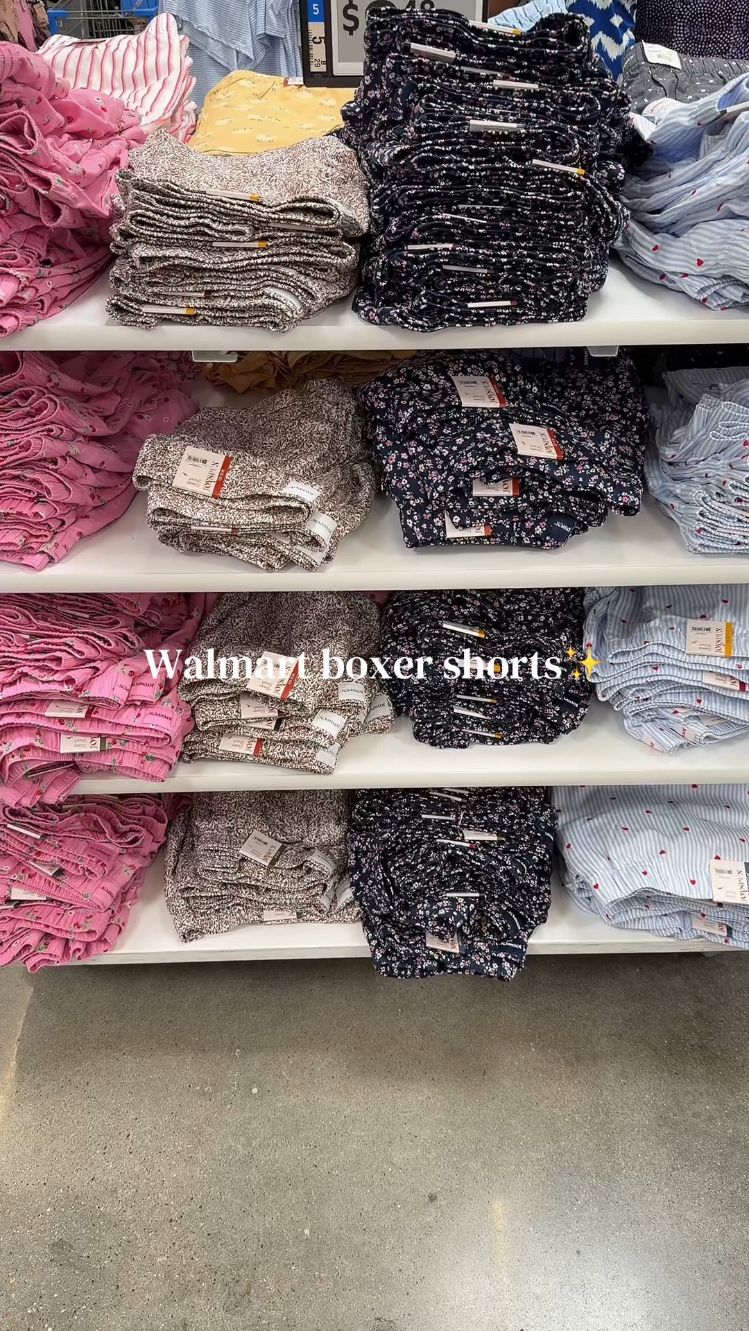 Walmart boxer shorts!