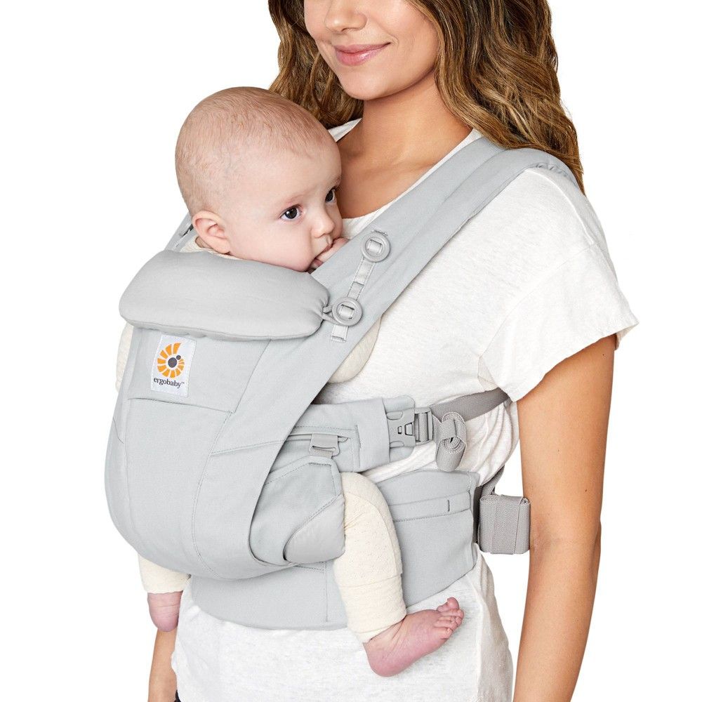 Ergobaby Omni Dream Baby Carrier - Soft Touch Cotton, All-Position Adjustable - Pearl Gray | Target