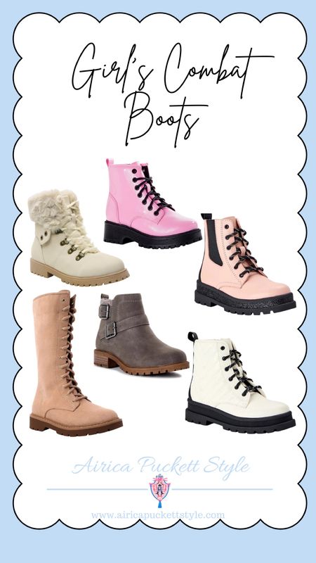 Girl’s combat boots!

Girls shoes - winter boots - fashion

#LTKshoecrush #LTKkids #LTKSeasonal