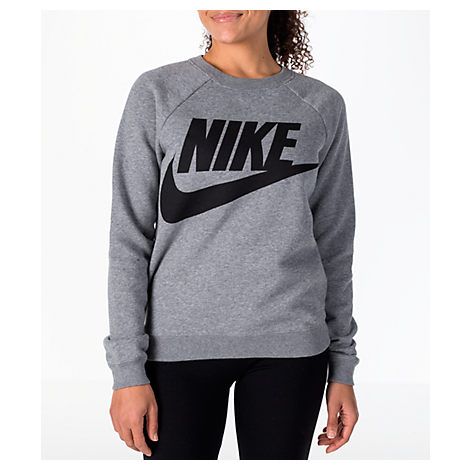 Nike Women's Sportswear Rally Crew Sweatshirt, Grey | Finish Line (US)