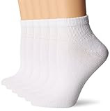 Fruit of the Loom Women's Plus 6-Pack Light Weight Ankle Sock, White, Shoe Size: 4-10 | Amazon (US)