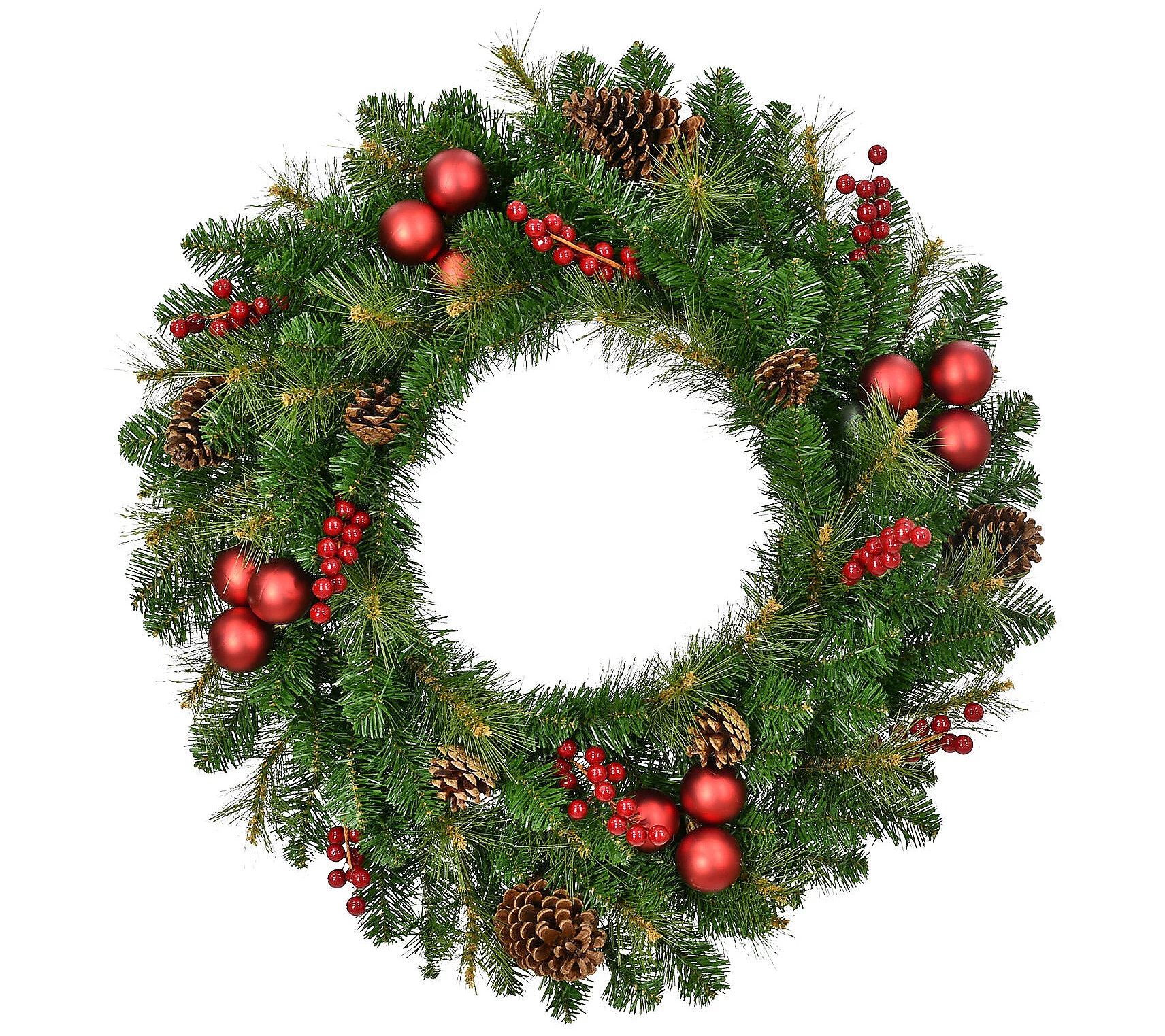 Fraser Hill Farm 30-In. Joyful Wreath Door or W all Hanging wit | QVC