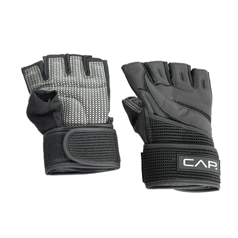 CAP Barbell Classic Wrist Wrap Weightlifting Gloves, Large - Walmart.com | Walmart (US)