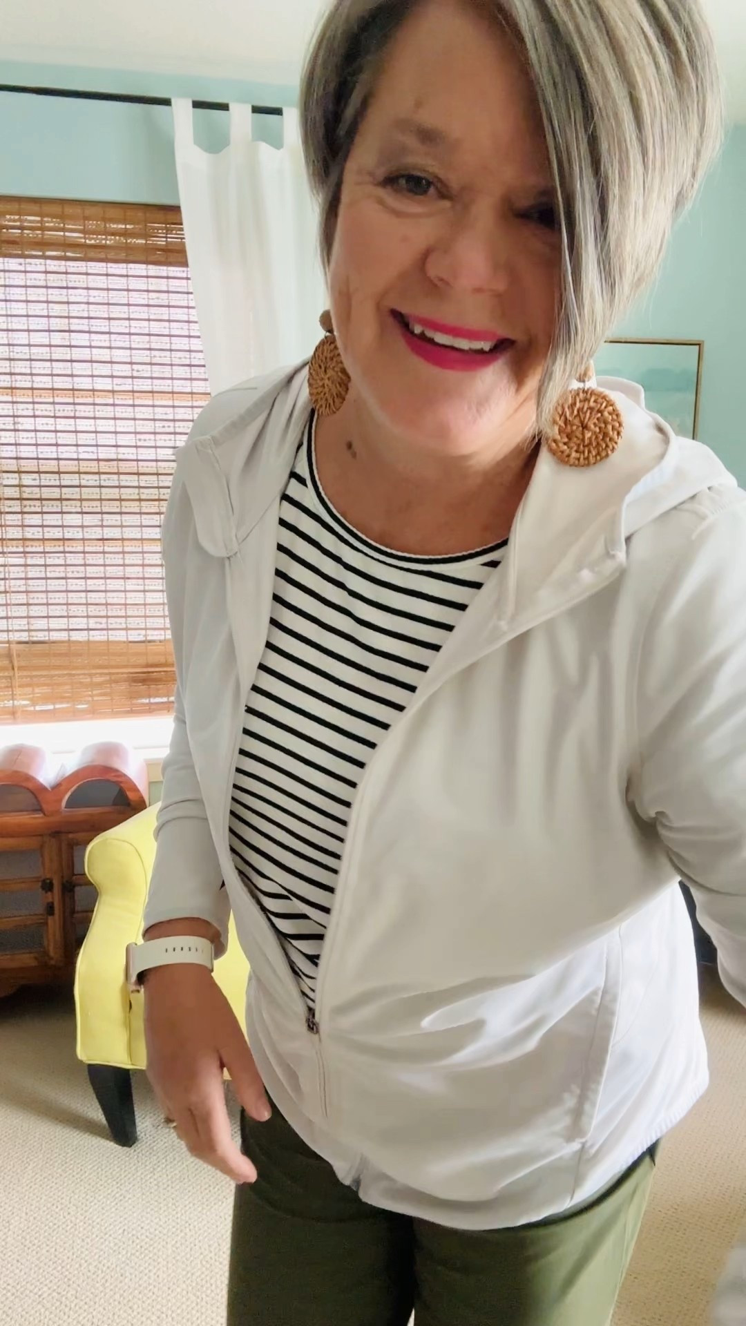 Striped top with a hoodie and golf pants are a perfect travel outfit! Lightweight won’t wrinkle and oh so comfortable! #nordstromrack #amazon 

#LTKMidsize #LTKTravel #LTKStyleTip