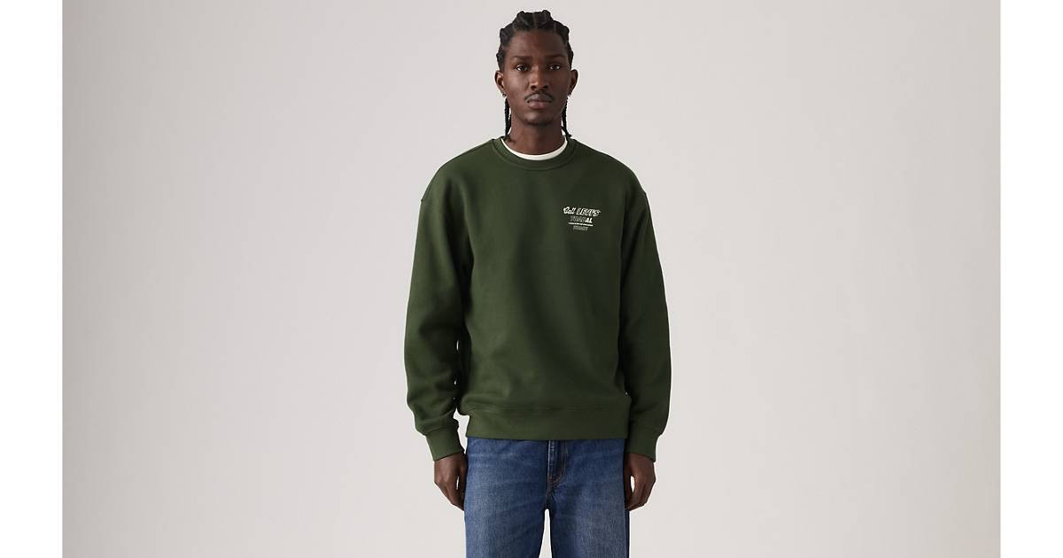 Relaxed Graphic Crewneck Sweatshirt - Green | Levi's® US | Levi's US