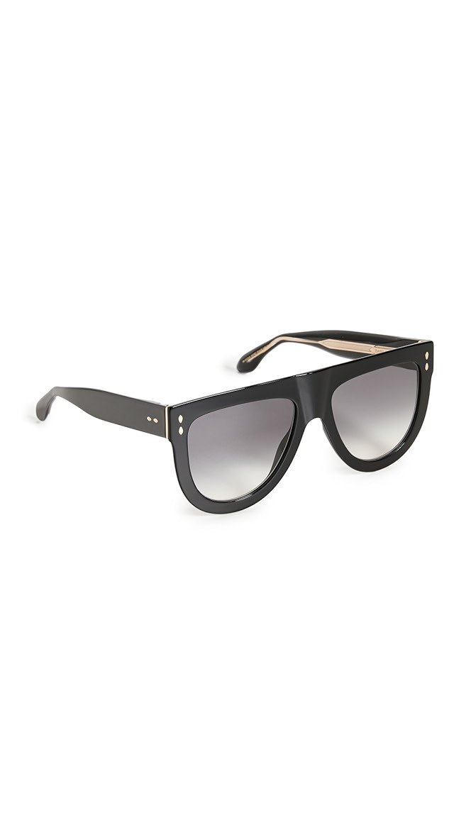 Rounded Flat Top Sunglasses | Shopbop