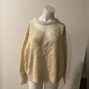NWT express lace crew neck sweater size xl | Poshmark