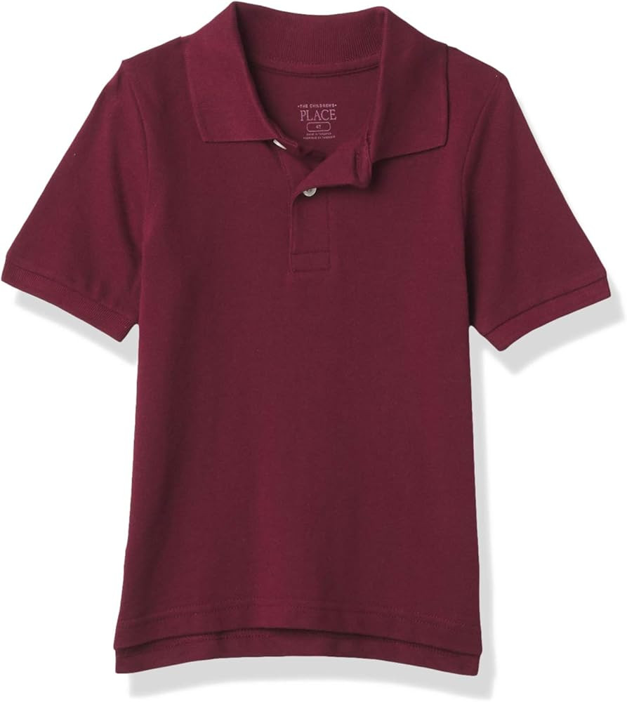 The Children's Place baby boys Fashion Color Short Sleeve Pique Polo | Amazon (US)