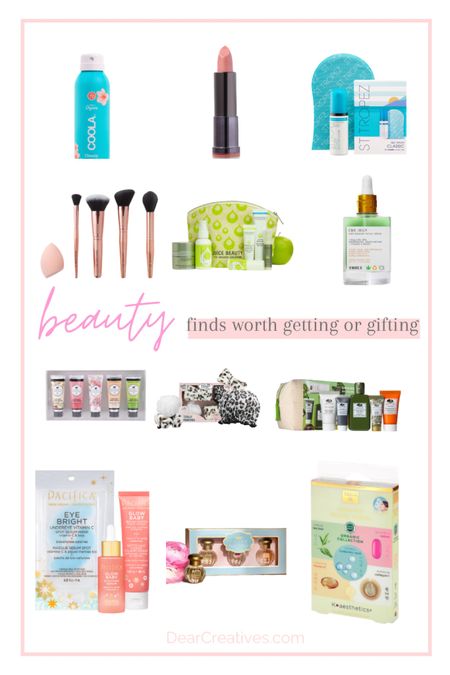 Get or gift some of our favorite beauty finds for skincare & cosmetics. Coola sunscreens, Truly CBD serum, Pacifica, hand cream, lipstick & the makeup  brushes are all products we have tried & love. 💖 The others I picked for gifts & giving. Perfect for Mother’s Day gifts & birthday gifts, and travel beauty products. What are your beauty favorites? 
On my wishlist is the hair straightener. 
Don’t forget to to follow & get notifications 🔔 Glad to see you here 🥳💖

#LTKGiftGuide #LTKbeauty
