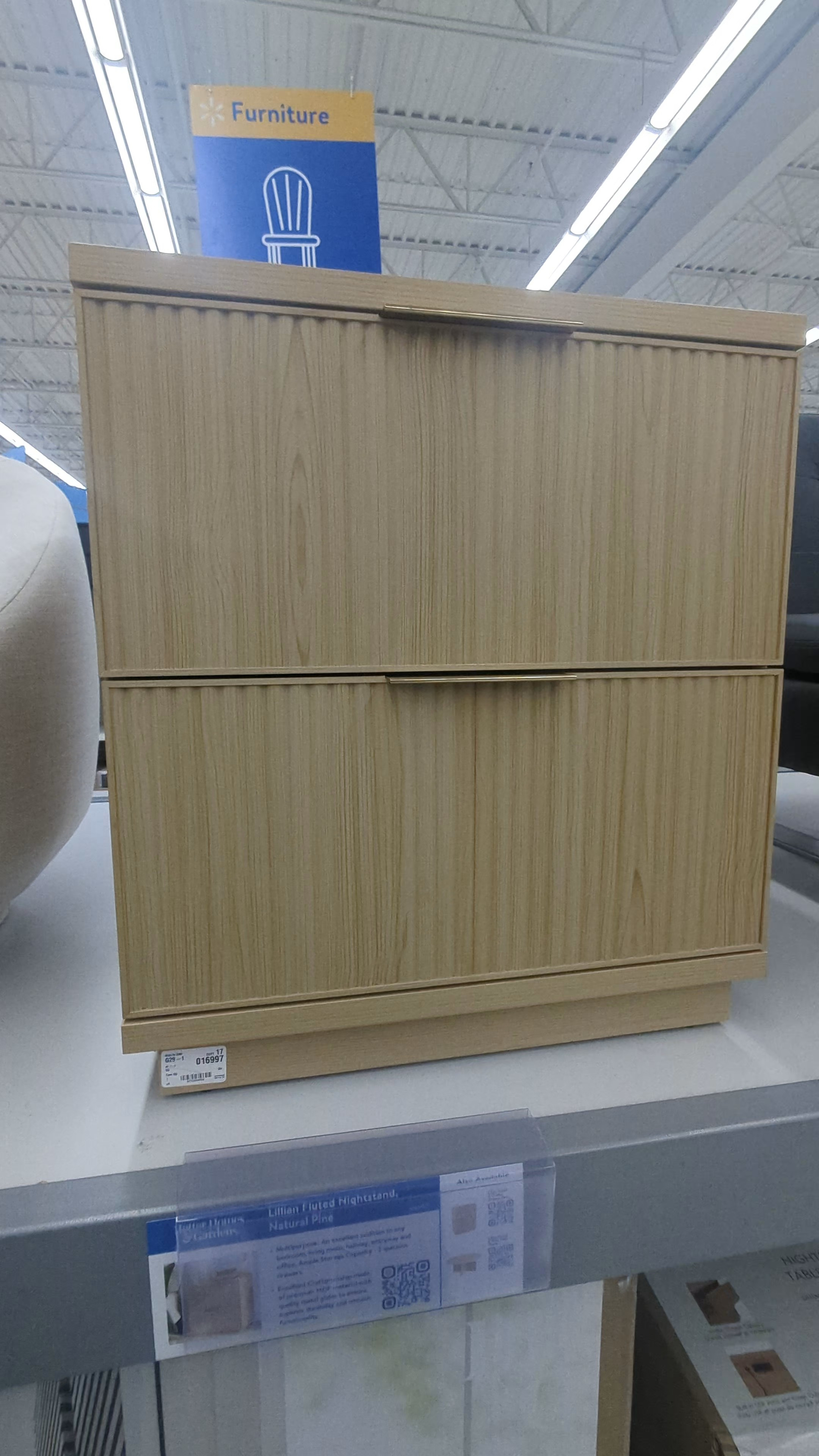 Such a cute nightstand with gold hardware accents

#LTKcanada