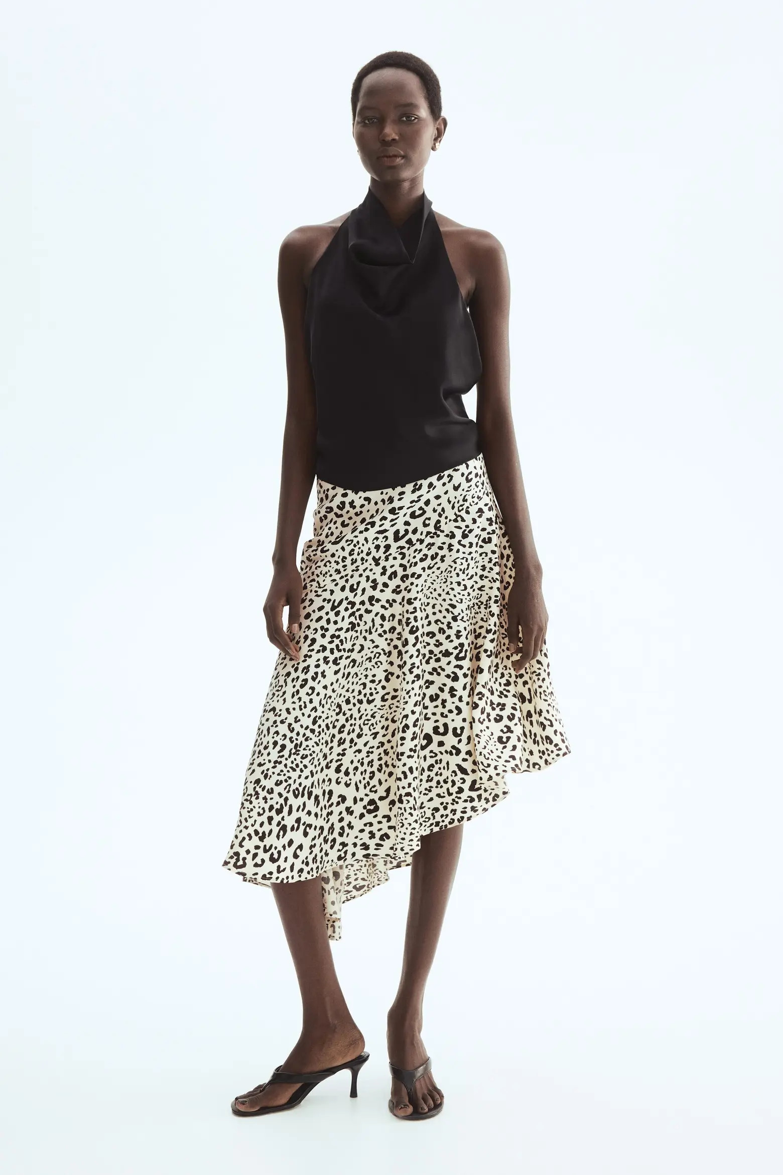 H&M Asymmetric Viscose Skirt (Women) | Nordstrom | Nordstrom