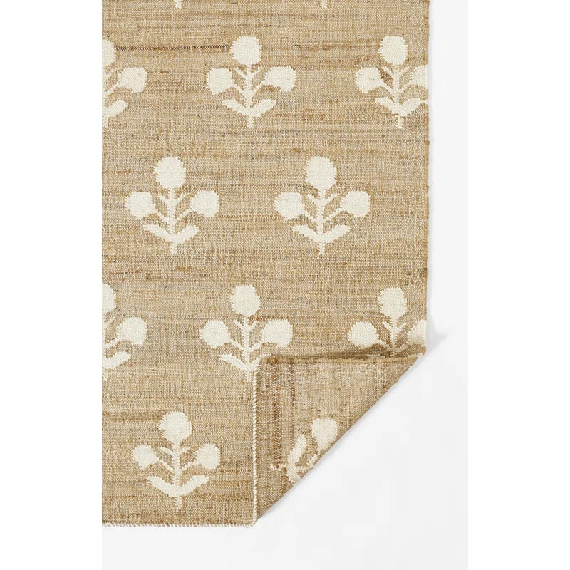 Handmade Hand-Knotted Natural/Ivory Rug | Wayfair North America