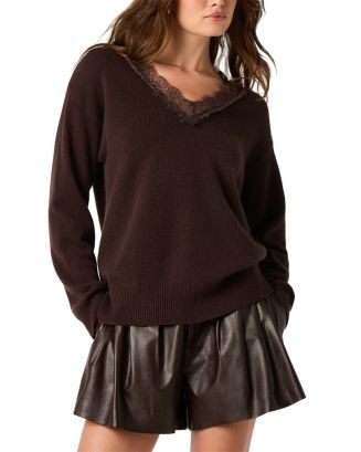 Jadyn Wool Lace Trim Sweater | Bloomingdale's (US)