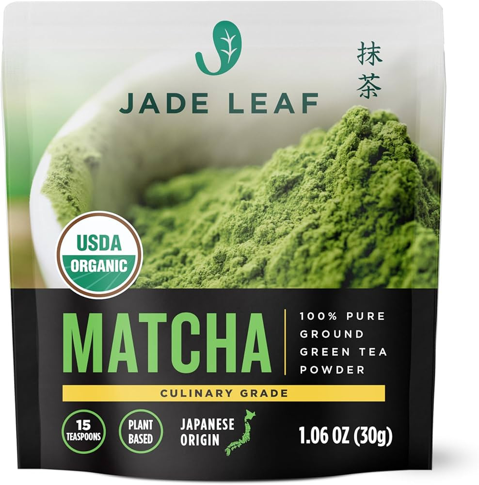 Jade Leaf Matcha Organic Green Tea Powder - Culinary Grade Premium Second Harvest - Authentic Jap... | Amazon (US)