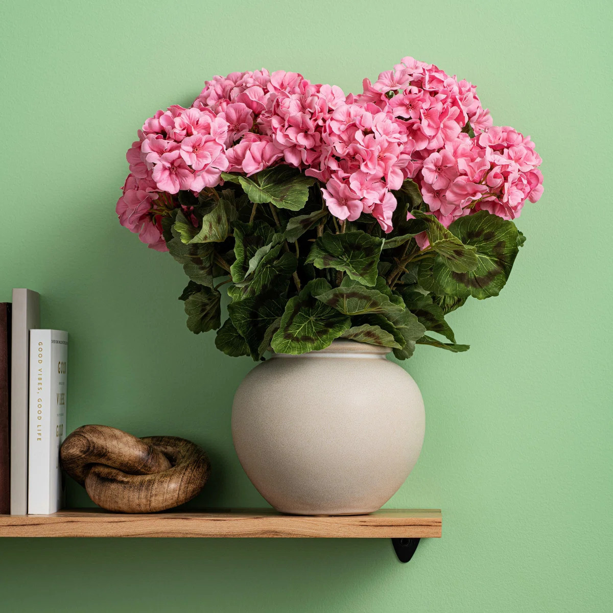 Kimberlee 18" Artificial Geranium Bush (Set of 4) | Wayfair North America