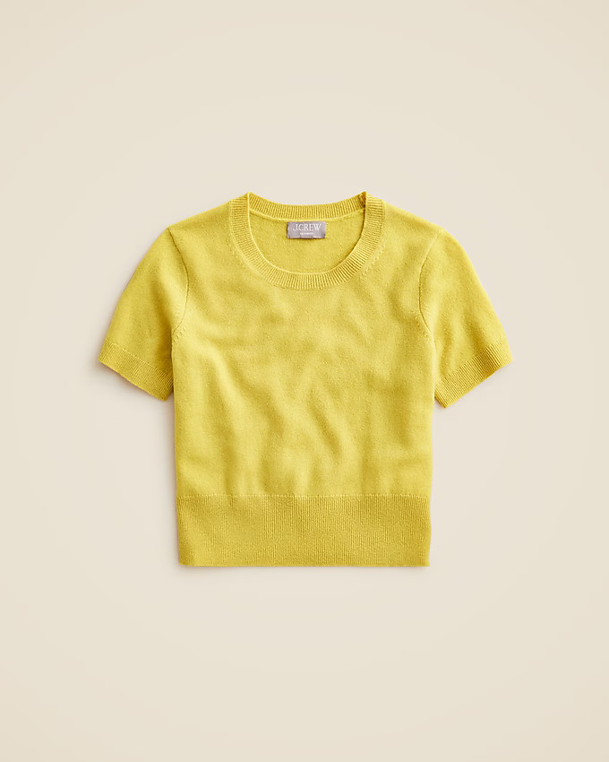Cashmere shrunken T-shirt | J. Crew US