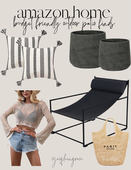 Budget friendly outdoor patio finds. Budget friendly finds. Coastal California. California Casual. French Country Modern, Boho Glam, Parisian Chic, Amazon Decor, Amazon Home, Modern Home Favorites, Anthropologie Glam Chic. 

#LTKFind #LTKhome #LTKstyletip